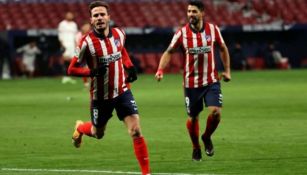 Saúl Ñíguez celebrando una anotación