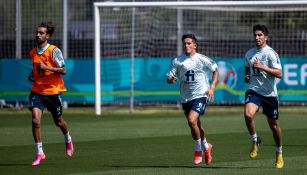 Selección de España en entrenamiento