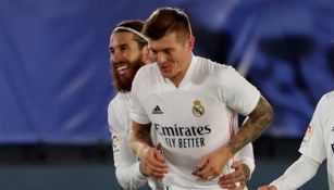 Sergio Ramos y Toni Kroos con el Real Madrid