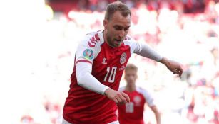 Christian Eriksen en juego ante Finlandia