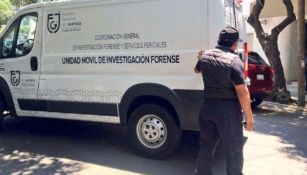 Servicio del forense acude al llamado tras accidente