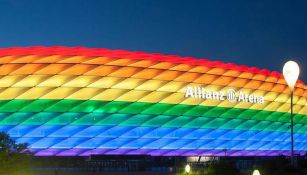 Allianz Arena luce los colores de la bandera LGTBI 