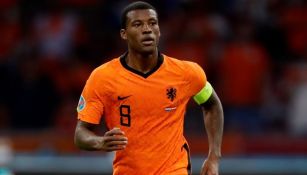 Georginio Wijnaldum durante la Eurocopa con Países Bajos