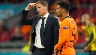 Frank de Boer en acción con Países Bajos