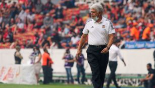 Tuca Ferretti durante un partido con Tigres