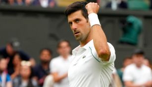 El serbio Novak Djokovic en acción