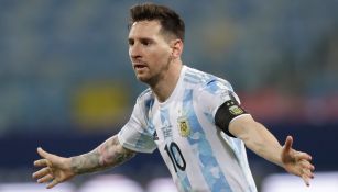 Messi, en festejo de gol