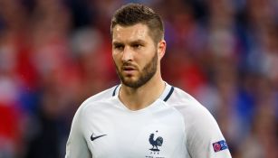 André-Pierre Gignac durante un partido con Francia