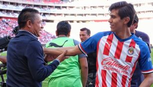 Nacho Ambriz y JJ Macías en saludo