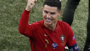 Cristiano, en festejo de triunfo