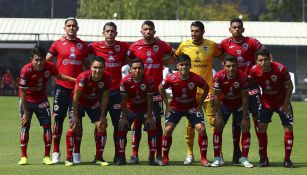 Jugadores de Irapuato previo a un partido