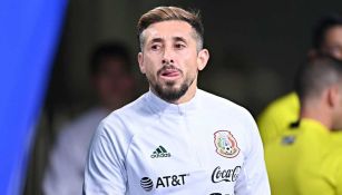 Héctor Herrera en entrenamiento