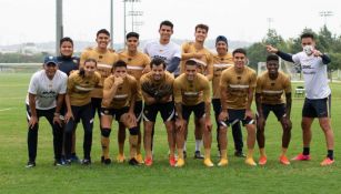 Jugadores de Pumas en un entrenamiento