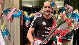 Memo Ochoa en festejo