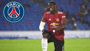 Pogba en un partido con el Manchester United