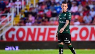 Brian Lozano en su regreso con Santos