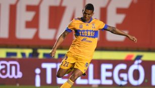 Francisco Meza durante un partido con Tigres