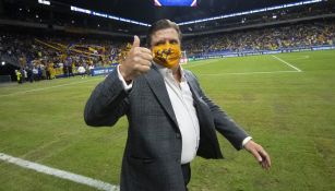 Miguel Herrera durante un partido con Tigres