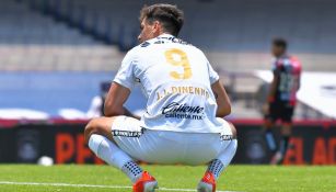 Juan Ignacio Dinenno en lamento con Pumas