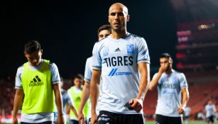 Guido Pizarro con Tigres durante la Jornada 1 del Apertura 2021