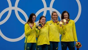 Australia se llevó el oro en los relevos de 4x100 combinados