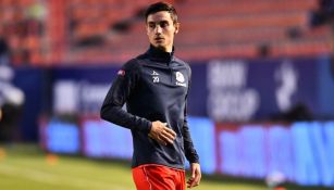 Unai Bilbao previo a un partido del Atlético de San Luis