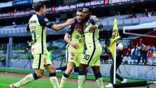 América, en festejo de gol