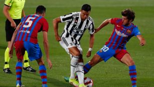 Cristiano Ronaldo durante un partido con Juventus