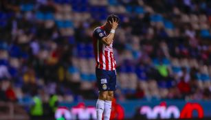 Jesús Molina durante un partido con Chivas