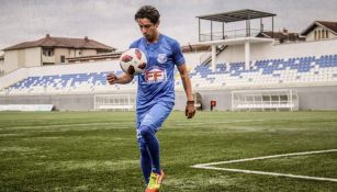 Francisco 'Cachis' Rivera con el KF Lapi