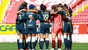 América Femenil previo a un partido