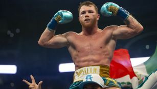 Saúll Álvarez tras vencer a Billy Joe Saunders