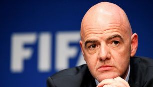 Gianni Infantino en conferencia