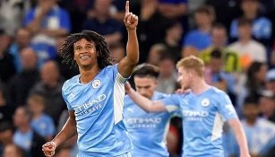 Nathan Ake tras anotar su primer gol en Champions