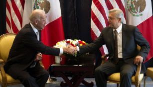 Biden y AMLO en evento