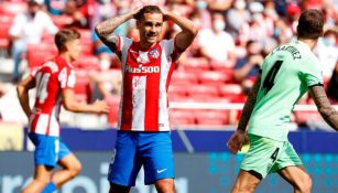 Griezmann en el partido entre el Atlético de Madrid y el Athletic