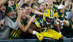 Aaron Jones perdió collar con cenizas de su padre celebrando un touchdown