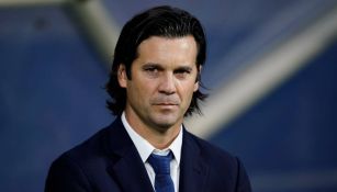 Santiago Solari en un partido con América