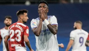 Vinicius Juniors en un partido con Real Madrid