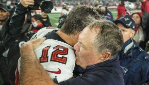 Brady y Belichick tras juego