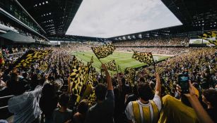 Los aficionados en un partido de MLS