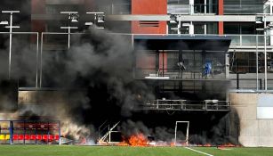 El incendio en el estadio de Andorra