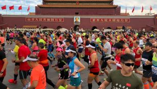 Acciones en el Maratón de Pekín