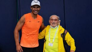 Rafael Nadal junto a Leonid Stanislavsky