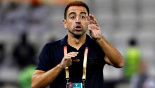 Xavi Hernández en un partido de Al Sadd