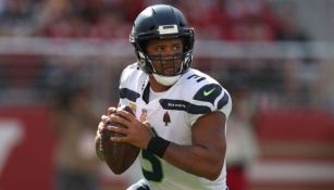 El QB de los Seahawks durante un partido