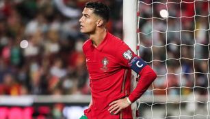 Cristiano Ronaldo se lamenta