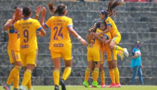 Tigres celebra frente a Pumas en el Apertura 2021