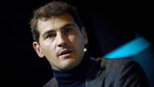 Iker Casillas durante una conferencia para Web Summit