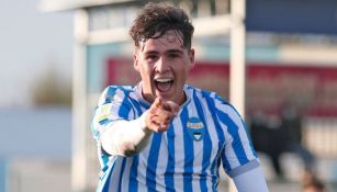 Teun Wilke tras anotar gol con el SPAL